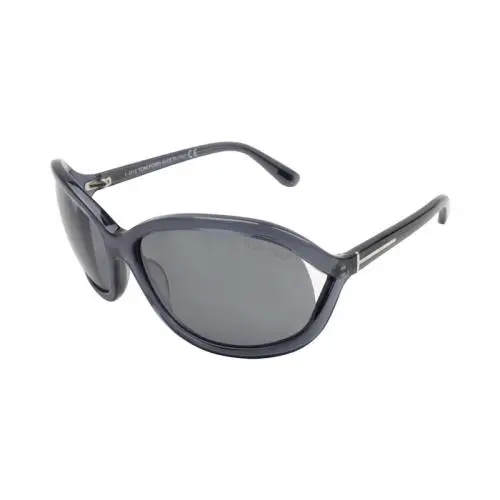 Vivienne Sunglasses Black Frame Polarized Gray Lens FT278 50R 61-17 115 by Tom Ford