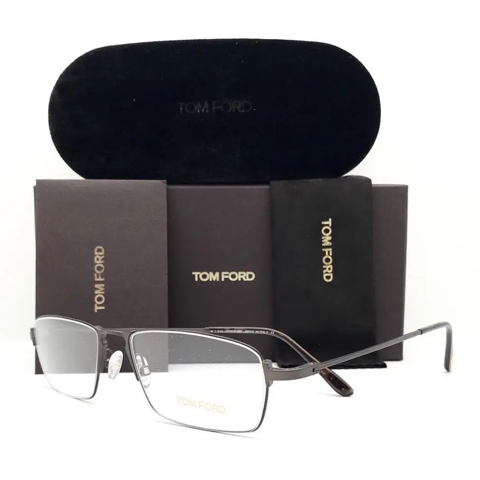 Tom Ford Eyeglasses 5202 049 Brown 53•17•140 with Case