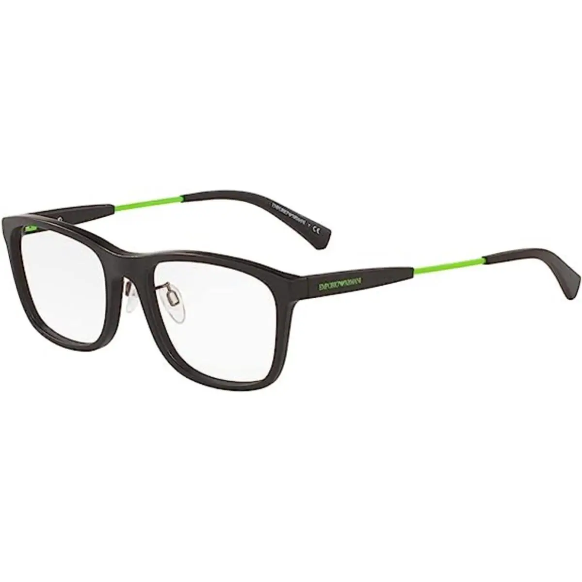 Emporio Armani Men`s Eyeglasses Matte Black Plastic Square Frame 0EA3165F 5042