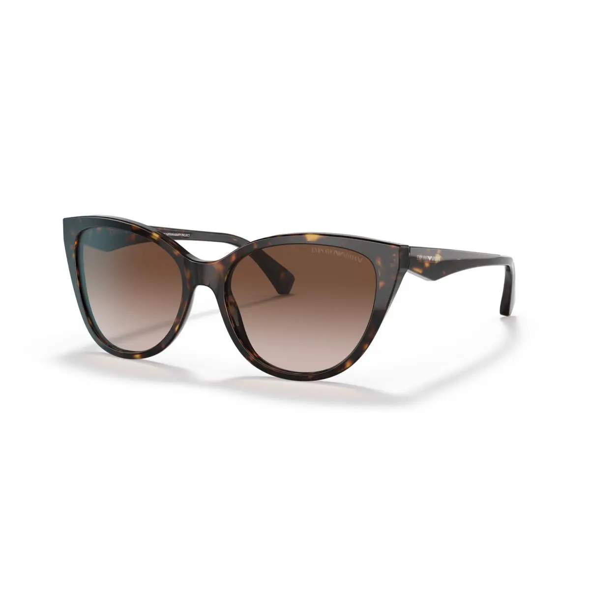 0EA4162 587913 Cateye Havana Sunglasses by Emporio Armani