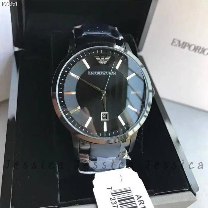 Emporio Armani AR11079 Black Dial Men`s Watch Black
