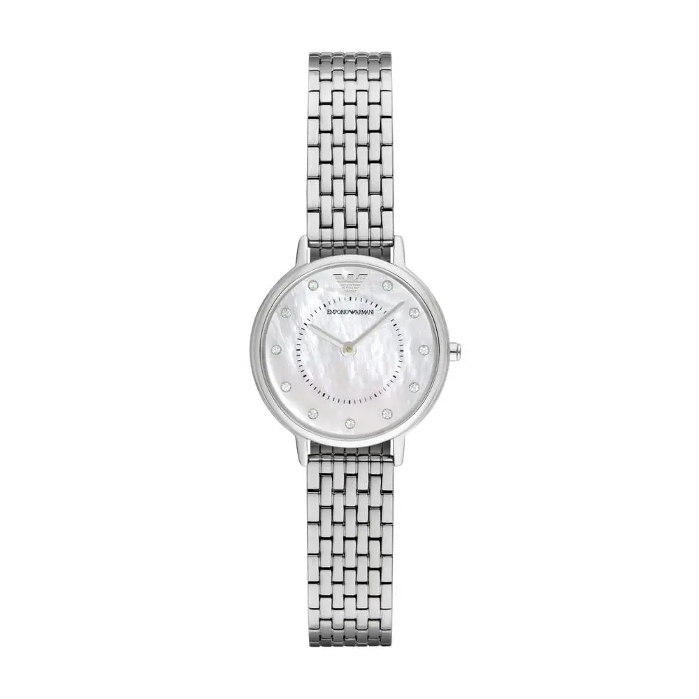 Women`s Stainless Steel Dress Watch Model: AR2511 Silver/mop by Emporio Armani