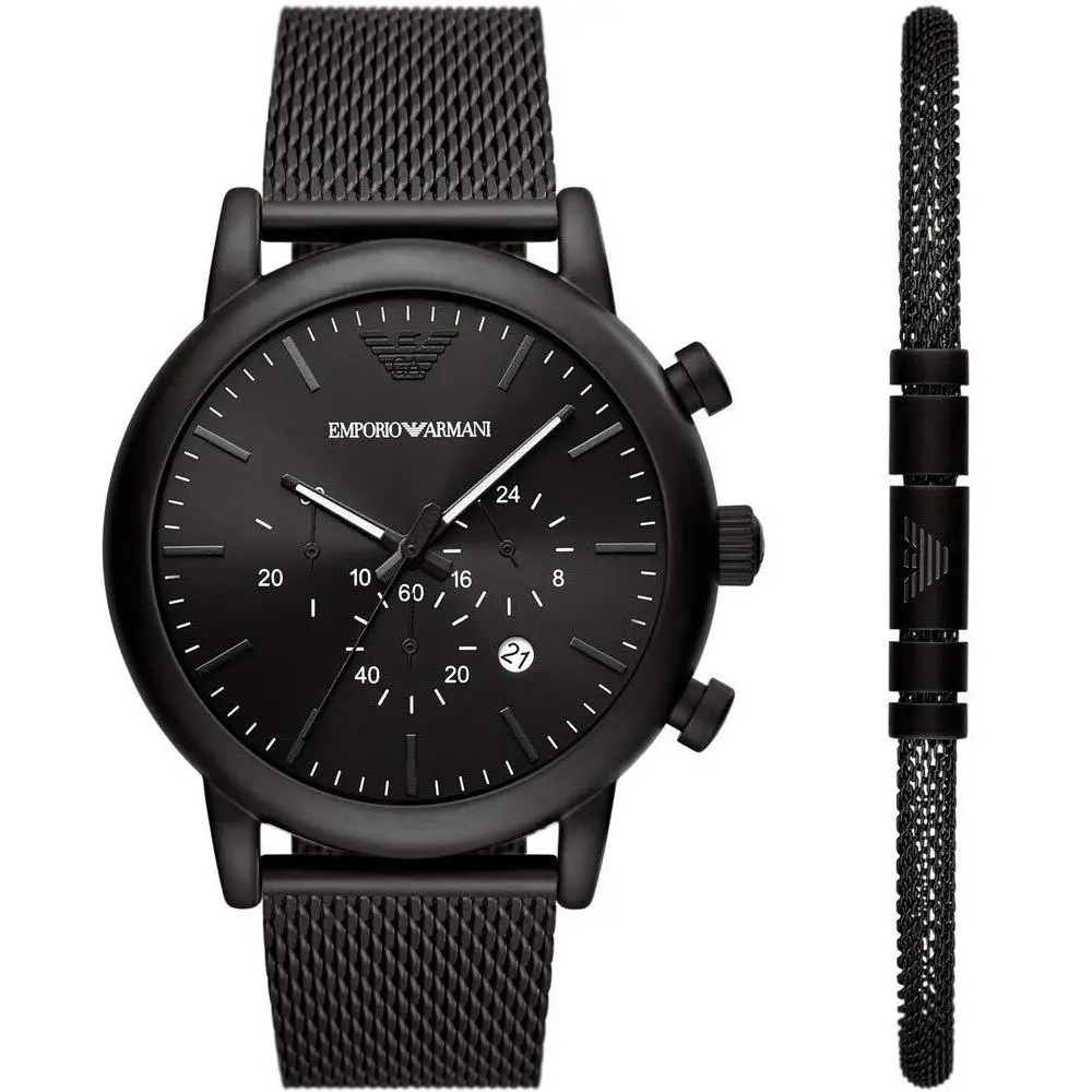 Emporio Armani AR80041 Black Chronograph Watch