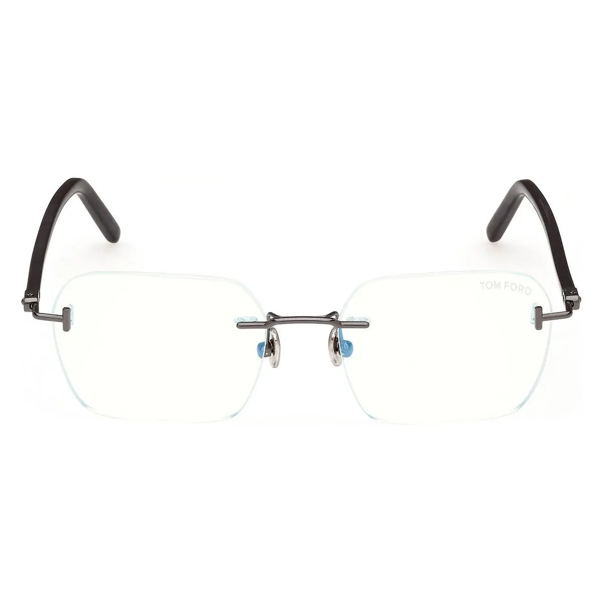 Tom Ford FT5934-B Sunglasses Men Shiny Dark Ruthenium 54mm