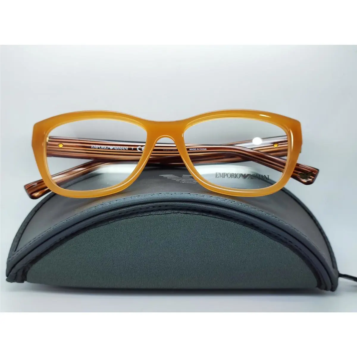 Emporio Armani Eyeglasses-ea 3084 5506 52 Opal Brown