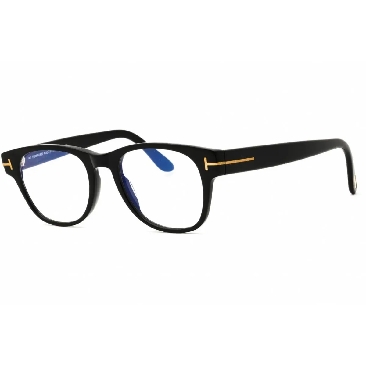 Men`s Eyeglasses Shiny Black Acetate Rectangular Frame FT5898-B 001 by Tom Ford