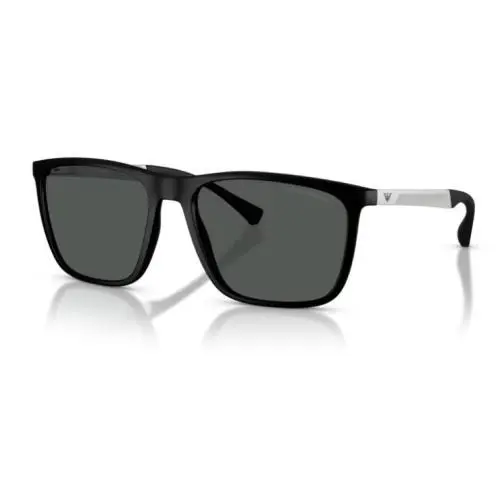 Emporio Armani Men`s EA4150 5063/87 59mm Rectangular Sunglasses