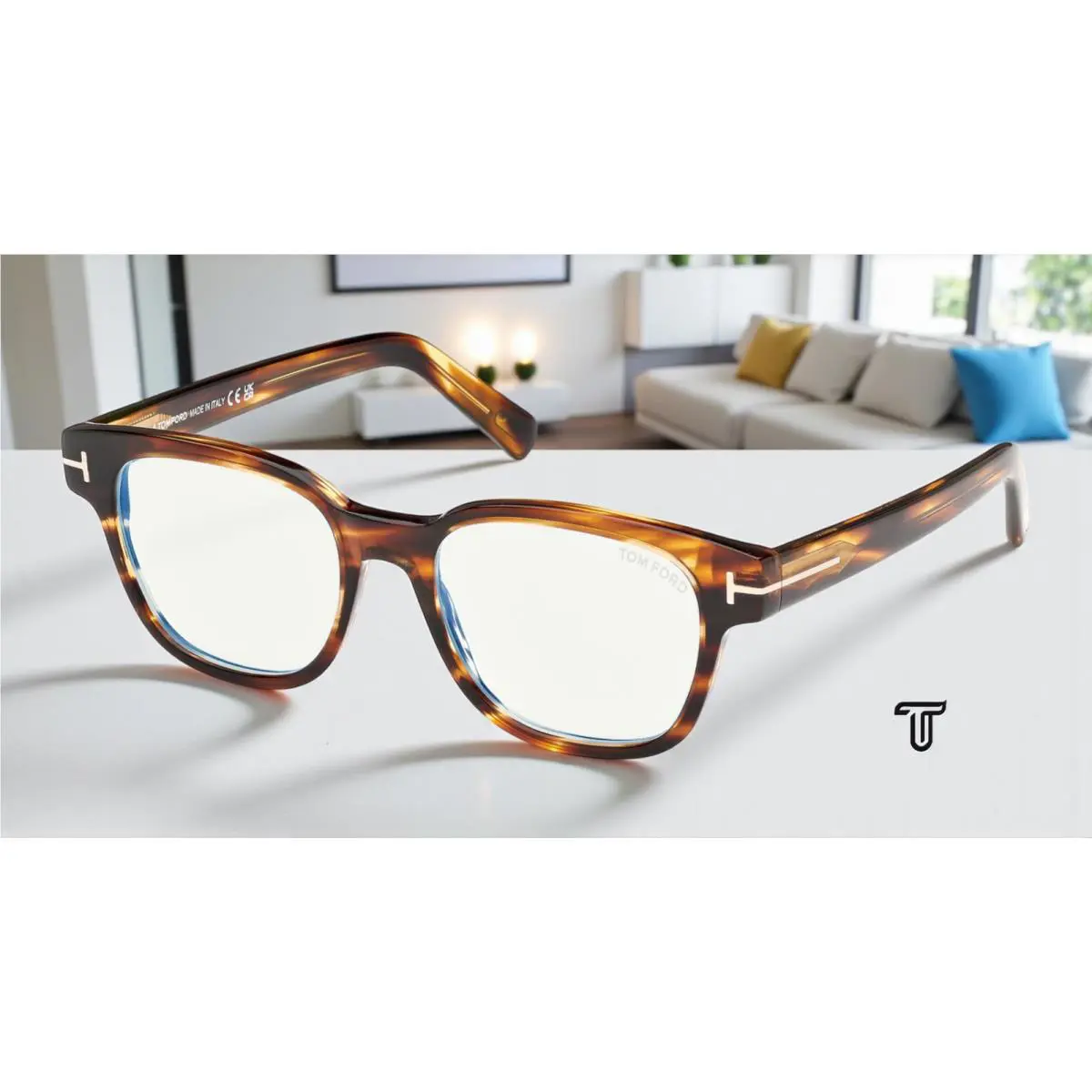 Tom Ford FT5977 B 050 BB Dark Brown Other 50 mm Men`s Eyeglasses
