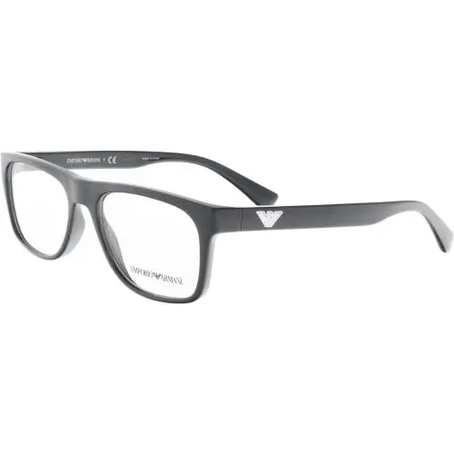 Emporio Armani Mens Eyewear EA3097 5017 Black / Clear Lens 53mm