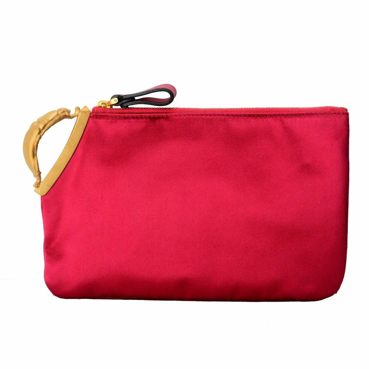 Garavani Women`s Fuchia Pink Griffin Finger Clutch Bag by Valentino