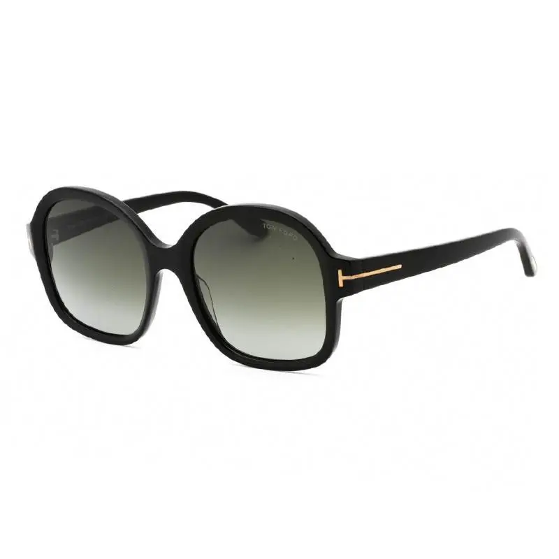 Tom Ford FT1034 Sunglasses Sun Glasses 01B Shiny Black 57mm Women
