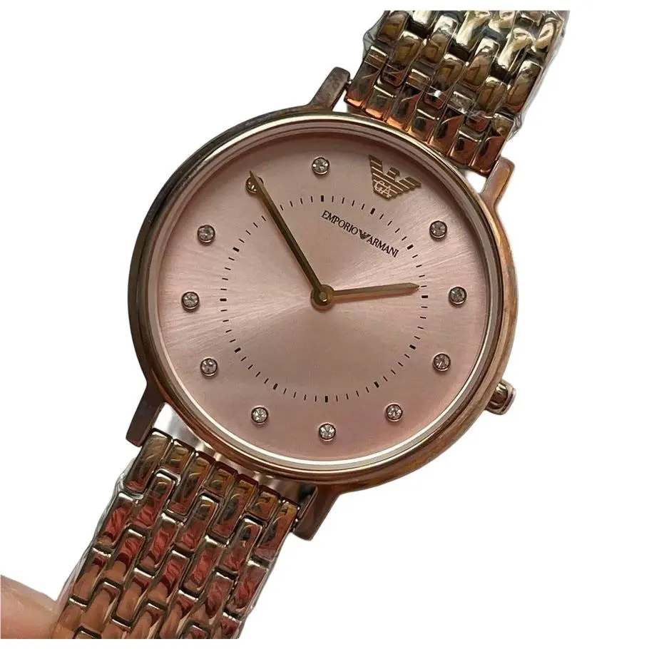 Emporio Armani AR11062 Rose Gold Tone Stainless Steel Women`s Watch