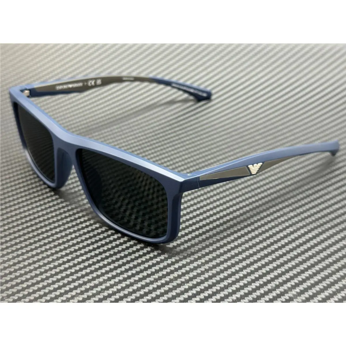 Emporio Armani EA4234U 618587 Matte Blue Grey Men`s 57 mm Sunglasses