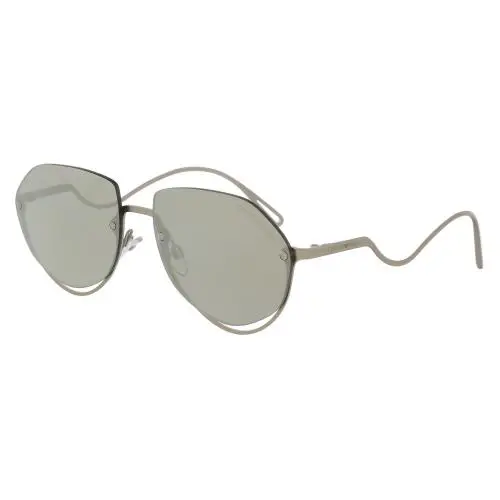 Emporio Armani 0EA2137 30456G Full Rim Matte Grey Square Sunglasses