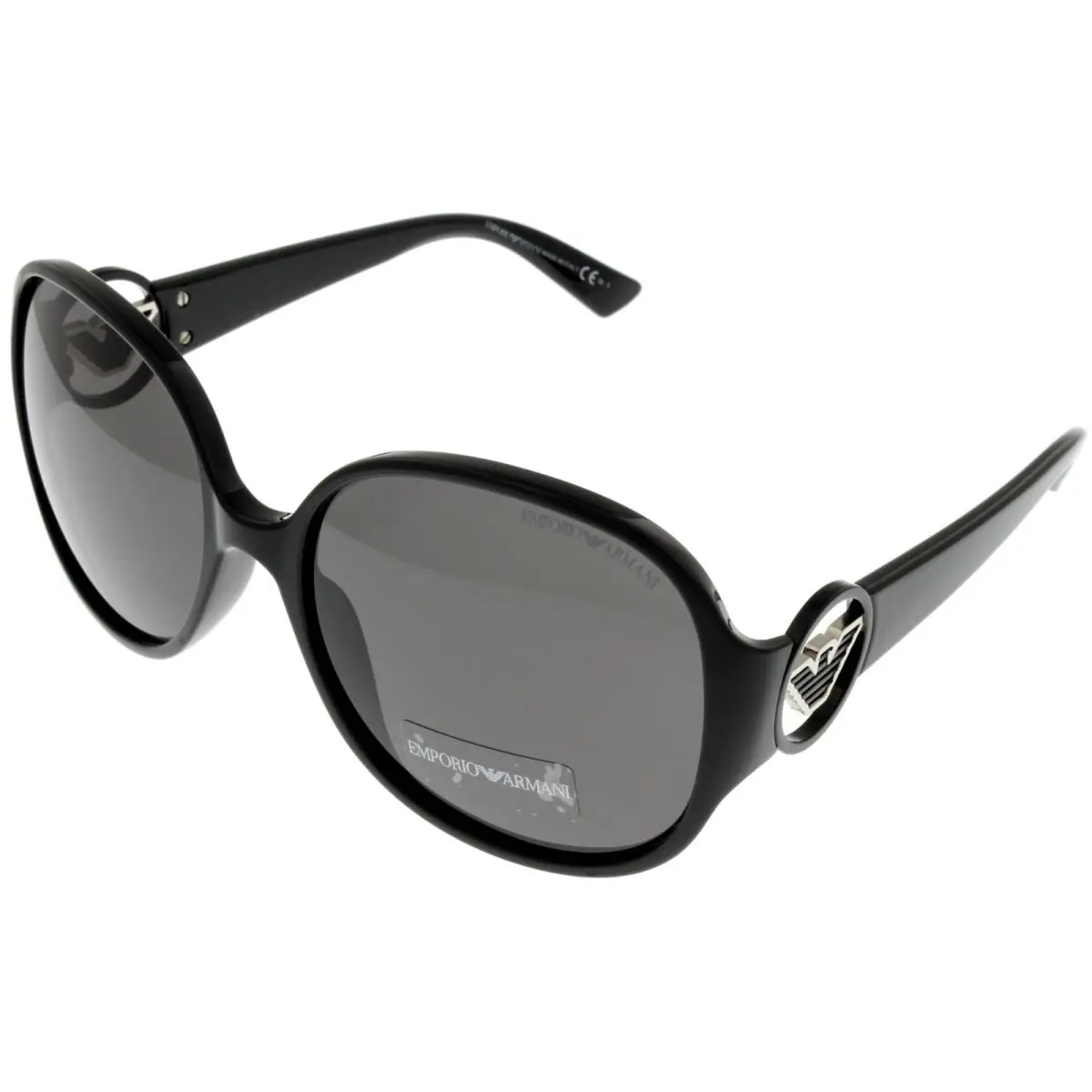 Emporio Armani Sunglasses Women Black Gray Round EA9612/S D28