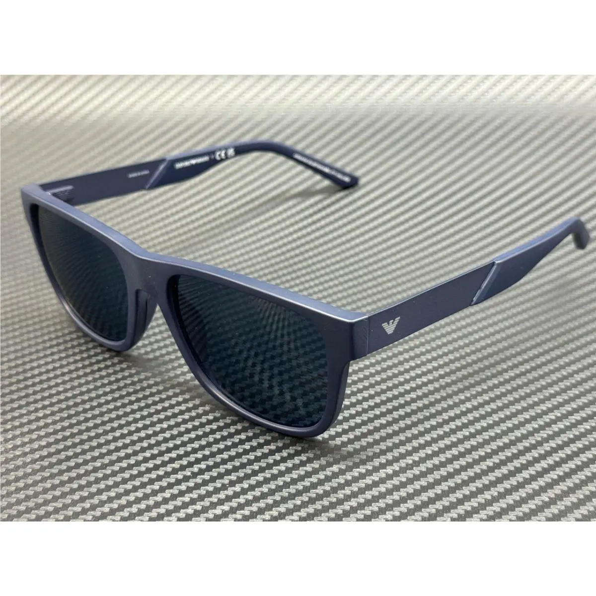 Emporio Armani EA4243 624480 Matte Blue Men`s 56 mm Sunglasses