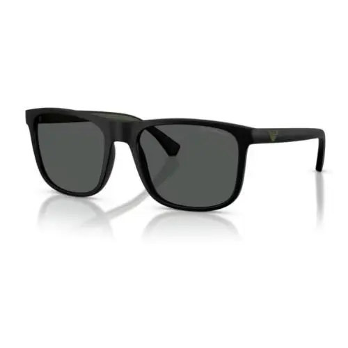 Emporio Armani EA4129 504287 Matte Black Square Sunglasses