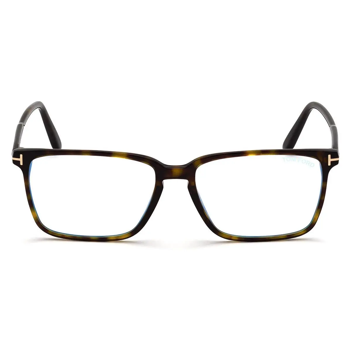 Tom Ford FT5696-B Eyeglasses Shiny Classic Dark Havana 56mm