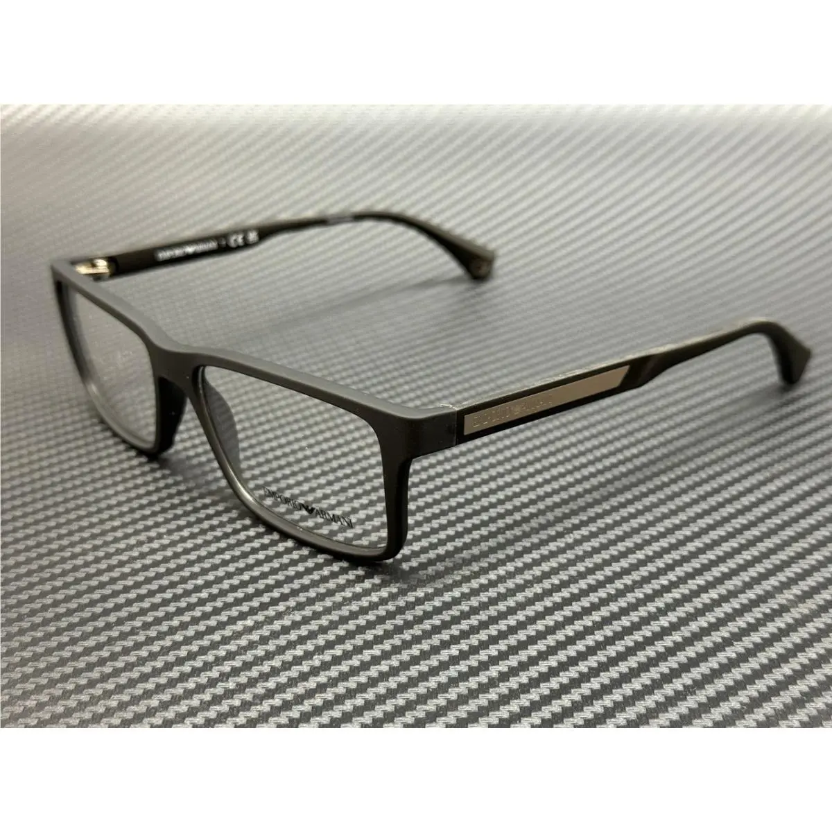 EA3038 5063 Rubber Black Men`s 54 mm Eyeglasses by Emporio Armani