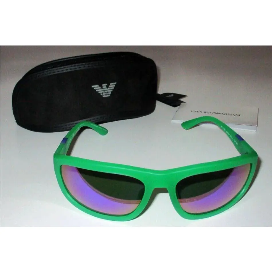 Mens Emporio Armani EA4183U 52844V 64-18-125 Matte Opal Green Sunglasses