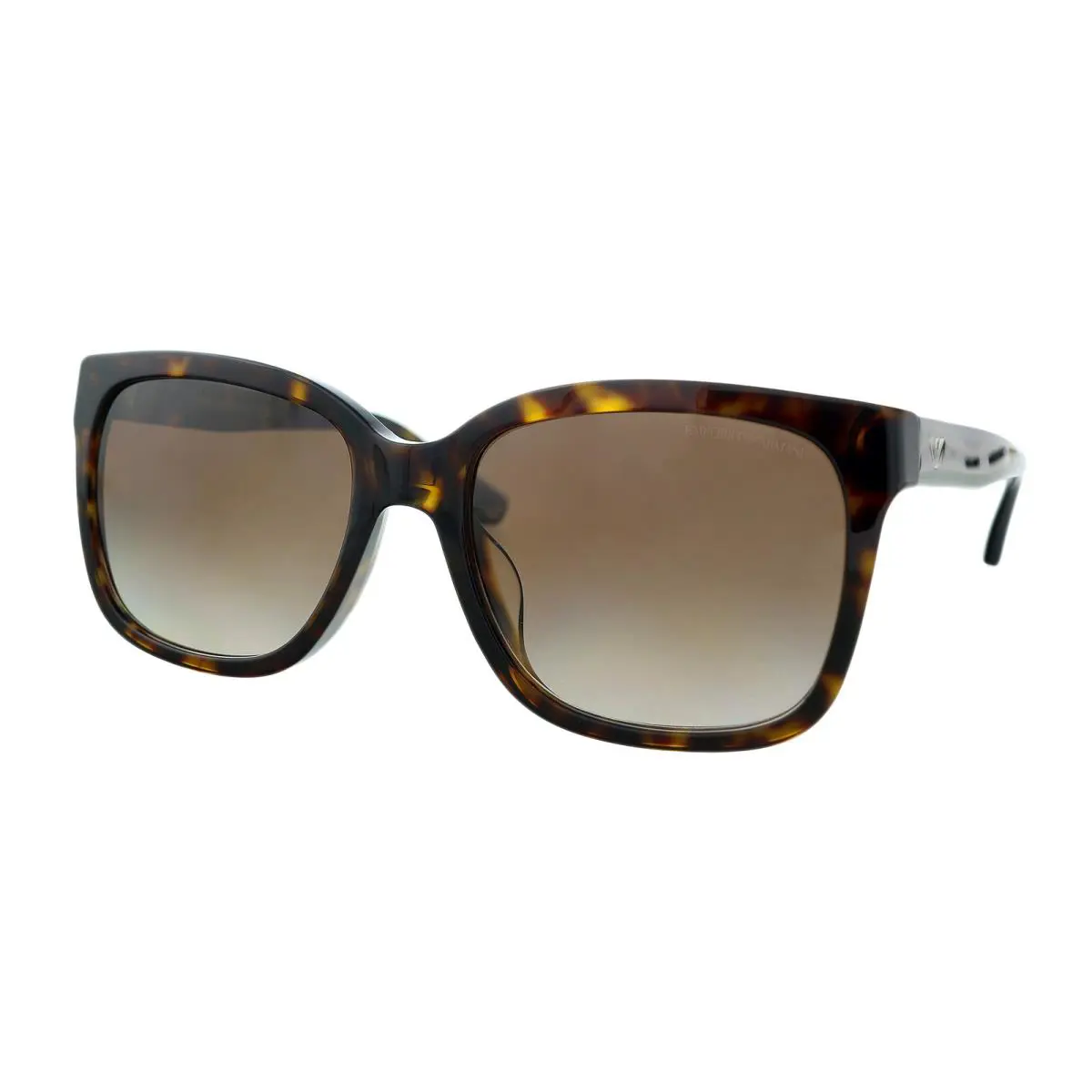0EA4042F 502613 Havana Square Sunglasses by Emporio Armani