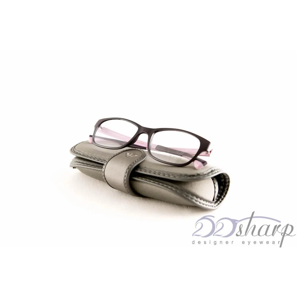 Eyeglasses-ea 3017 5130 Black Violet by Emporio Armani