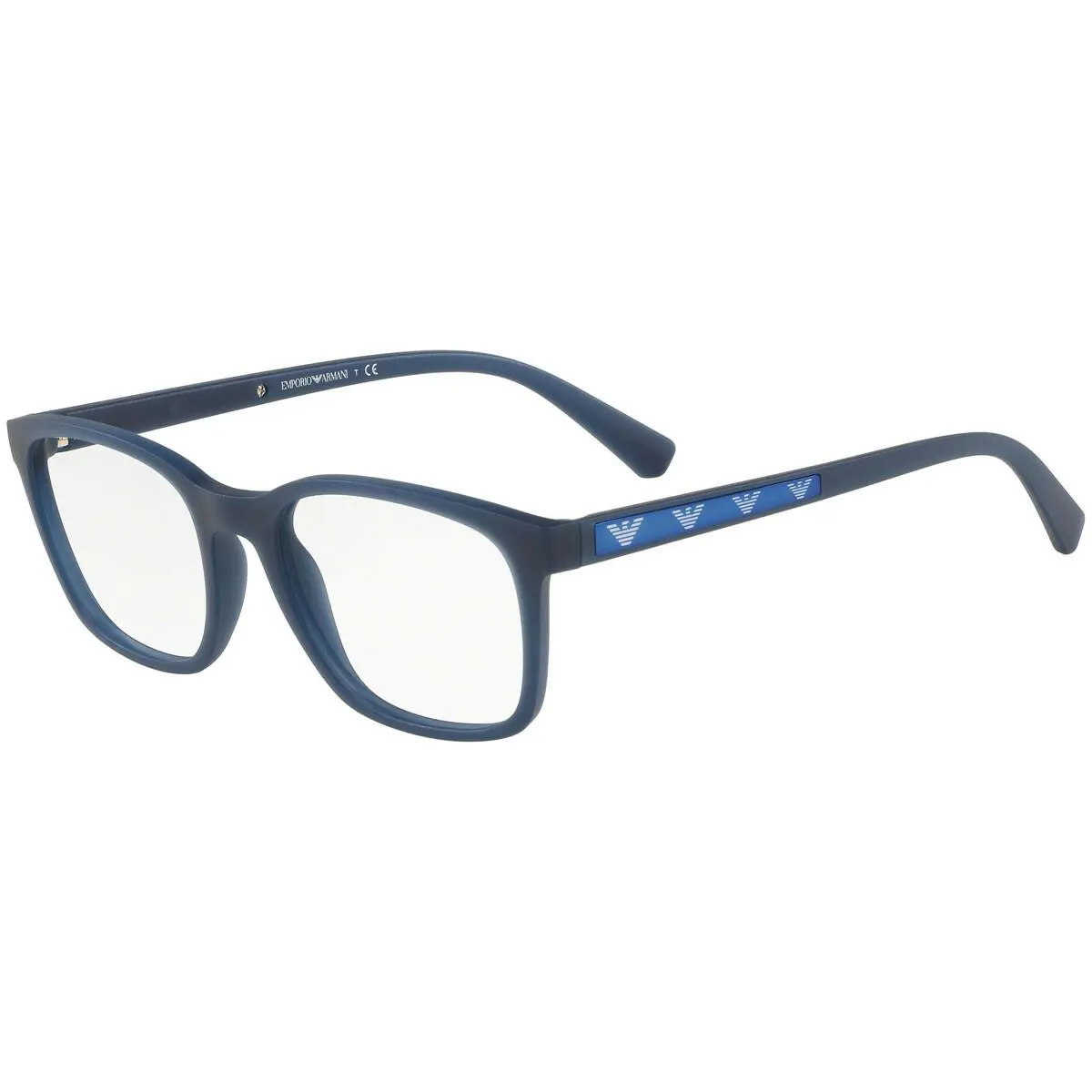 Eyeglasses EA 3141 5723 Matte Opal Blue W/ Demo Lens 53 MM by Emporio Armani