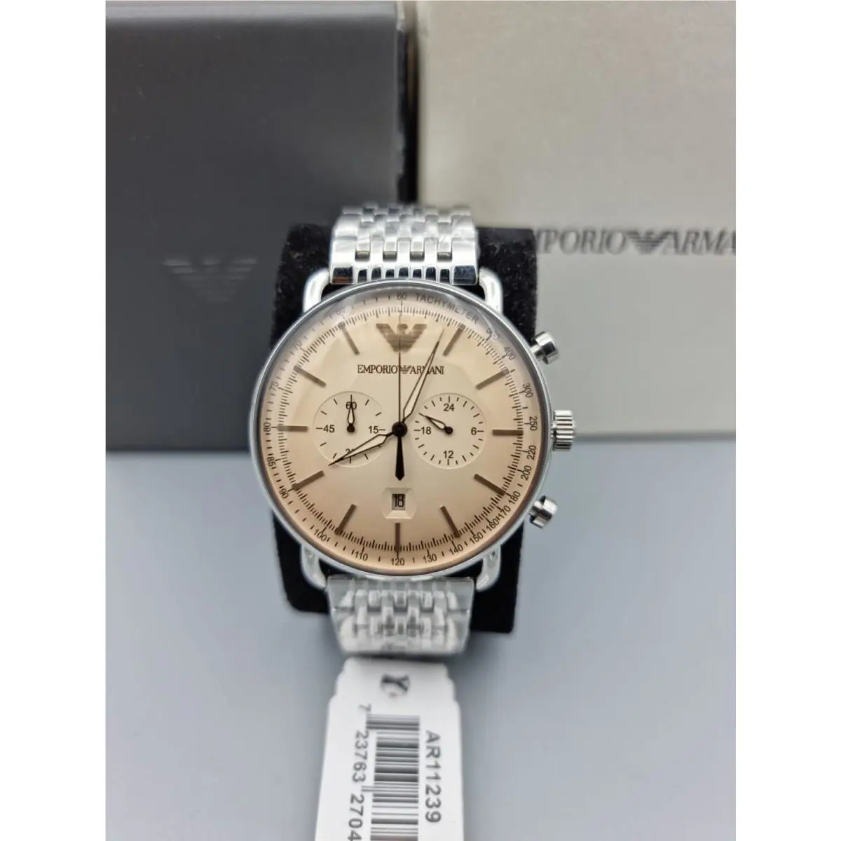 Emporio Armani AR11239 Chronograph Stainless Steel Men`s Watch