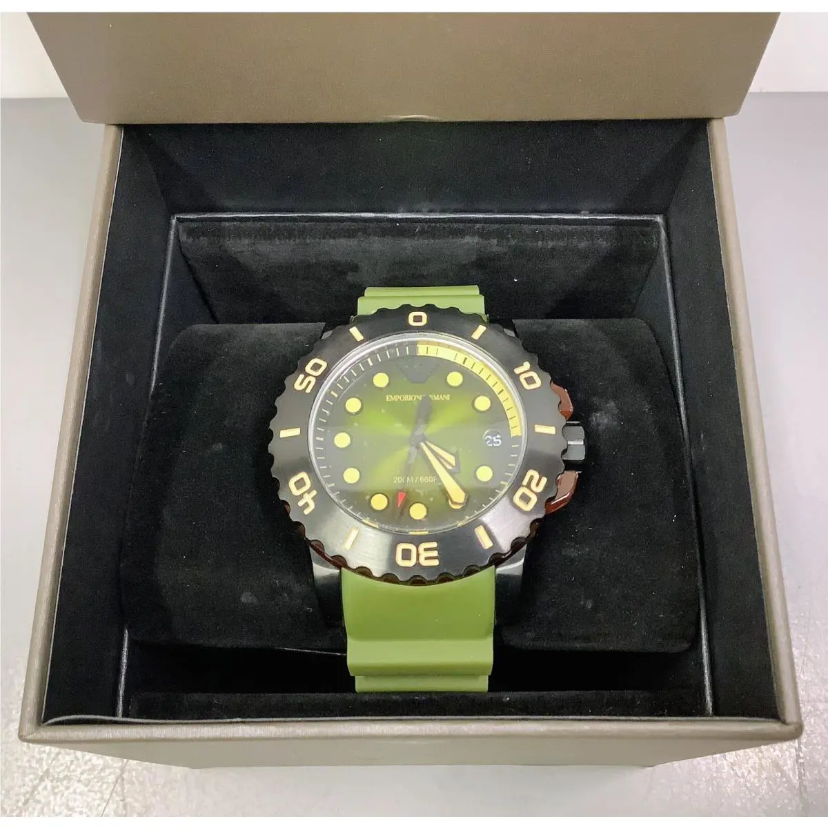 Emporio Armani Watch AR11540 Men`s Green