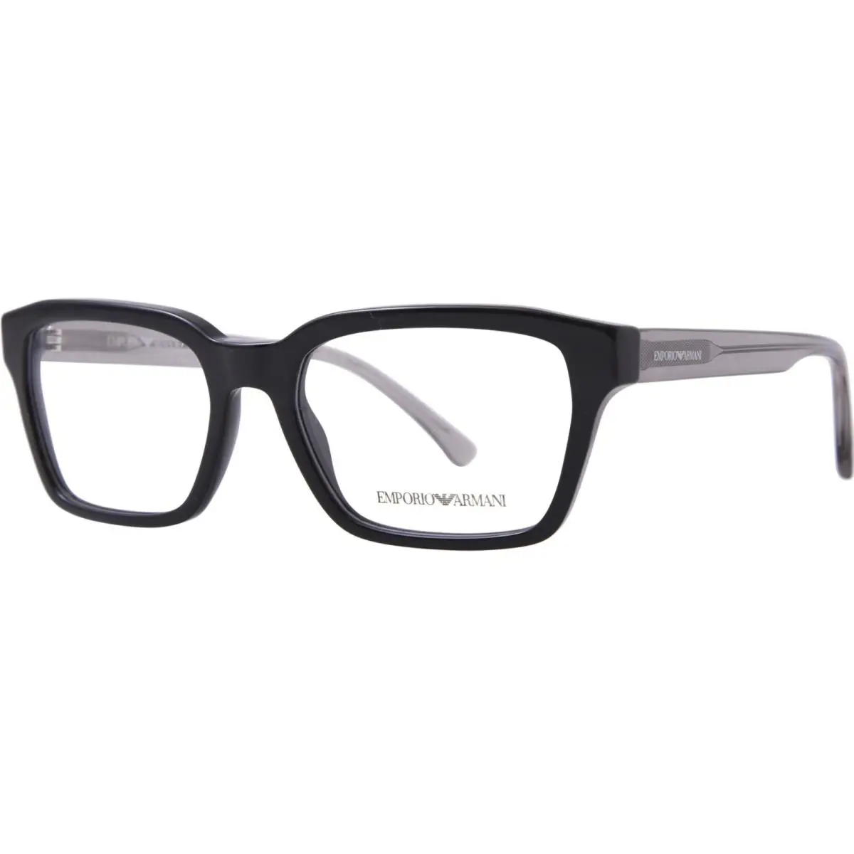 EA3192 5378 Eyeglasses Men`s Black Full Rim Rectangle Shape 53mm by Emporio Armani