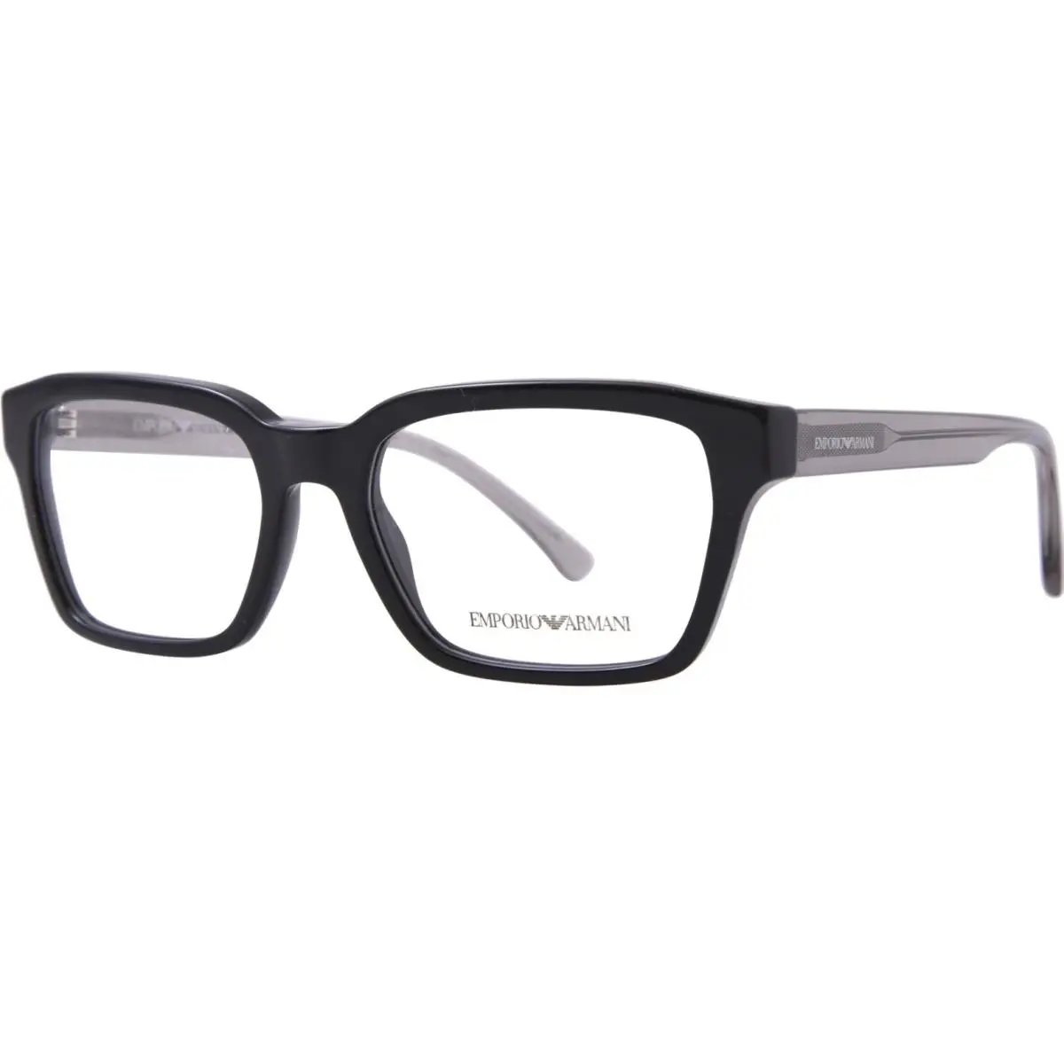 Emporio Armani EA3192 5378 Eyeglasses Men`s Shiny Black Full Rim 55mm