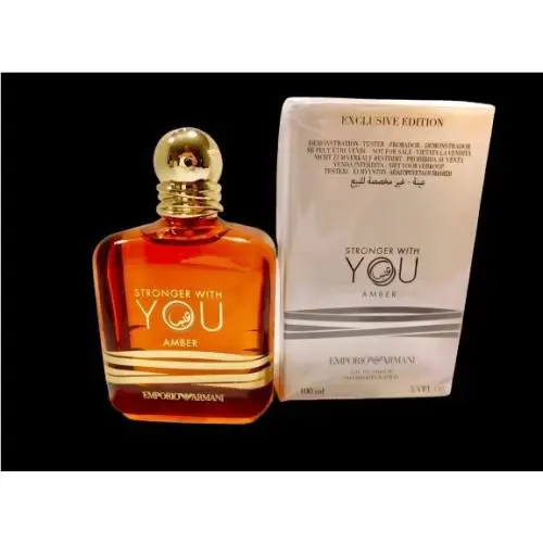 Tes Ter Men Emporio Armani Stronger with You Amber Edp 100ml/ 3.3 Oz /3.4