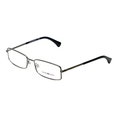 Emporio Armani EA1003 3010 Silver Blue Rectangle Eyeglasses Frame 54-17-135