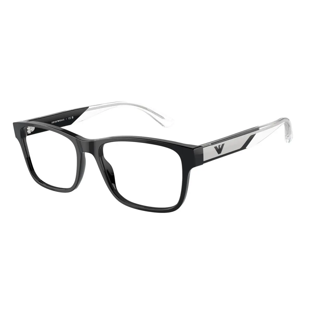 Emporio Armani Rectangle Man Eyeglasses `0EA3239 `5017 55mm `black