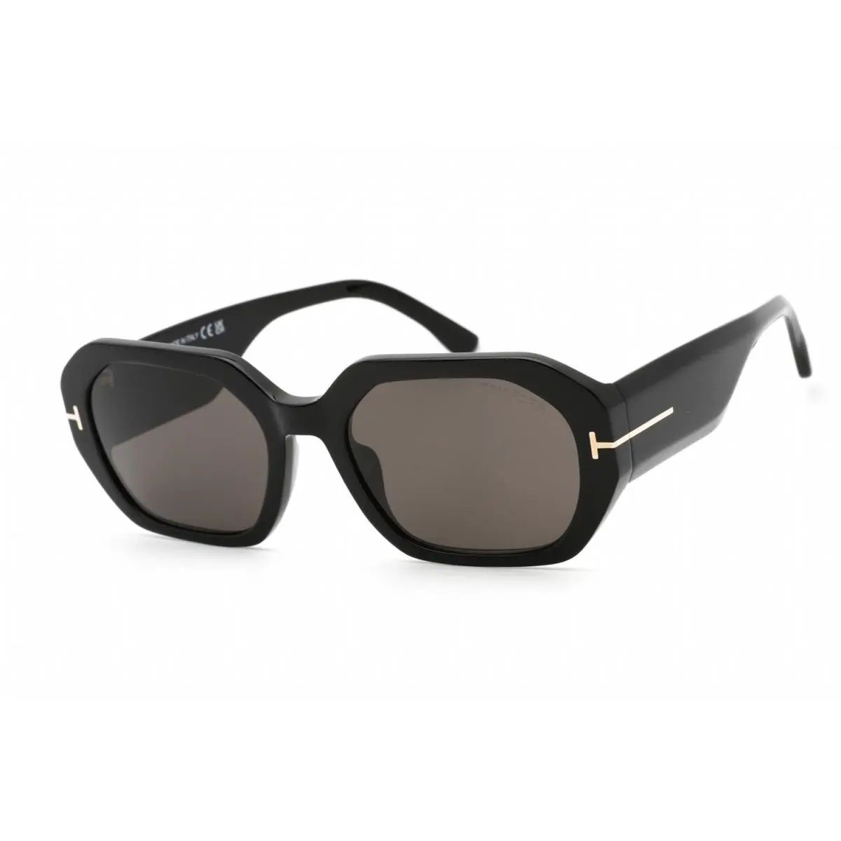 Tom Ford VERONIQUE-02 FT0917 01A Sunglasses Black Frame Smoke Lenses 55mm