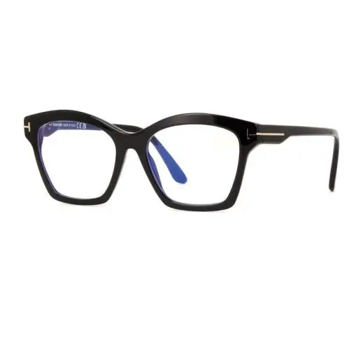 Tom Ford FT5965 B 001 BB Shiny Black 53 mm Women`s Eyeglasses