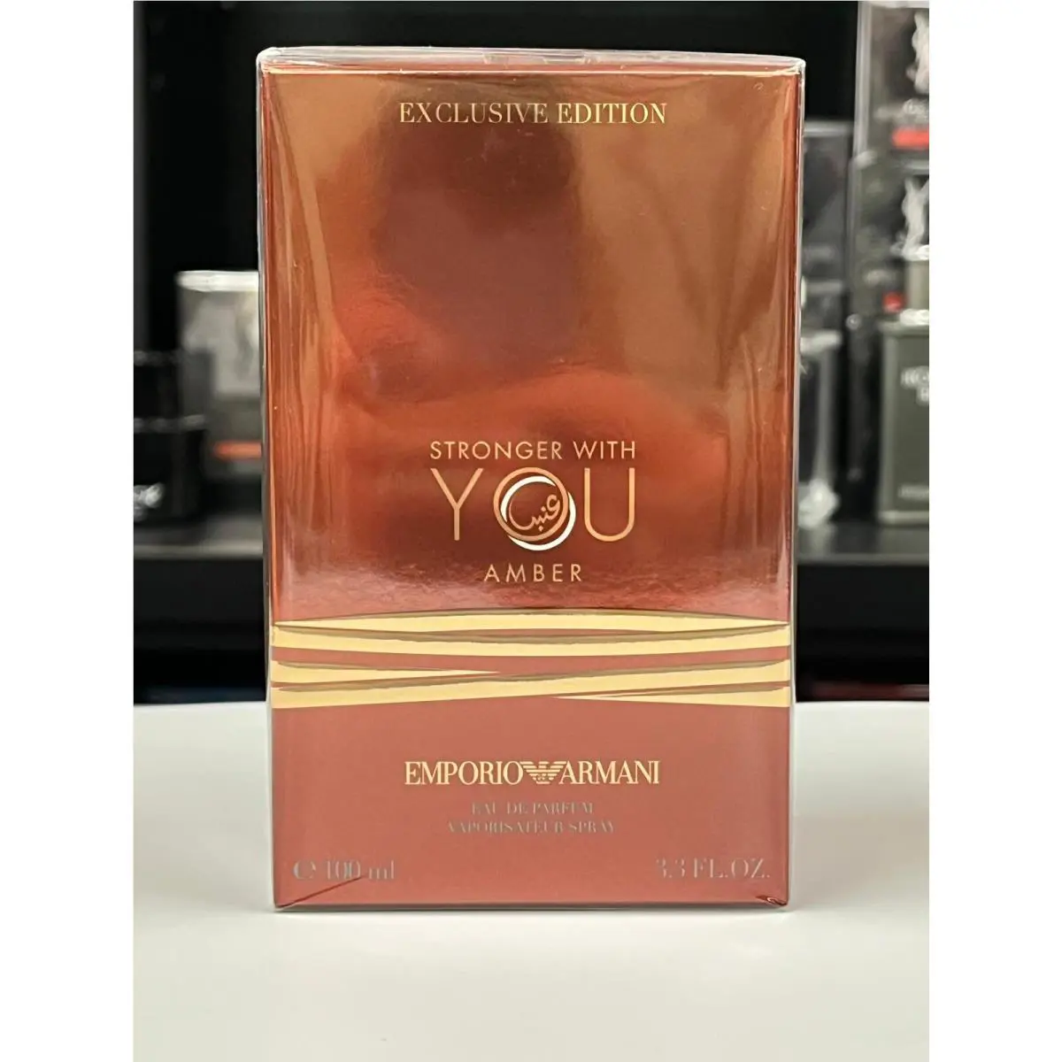 Armani Emporio Stronger with You Amber Eau de Parfum Unisex 3.3 Fl. Oz. / 100ml