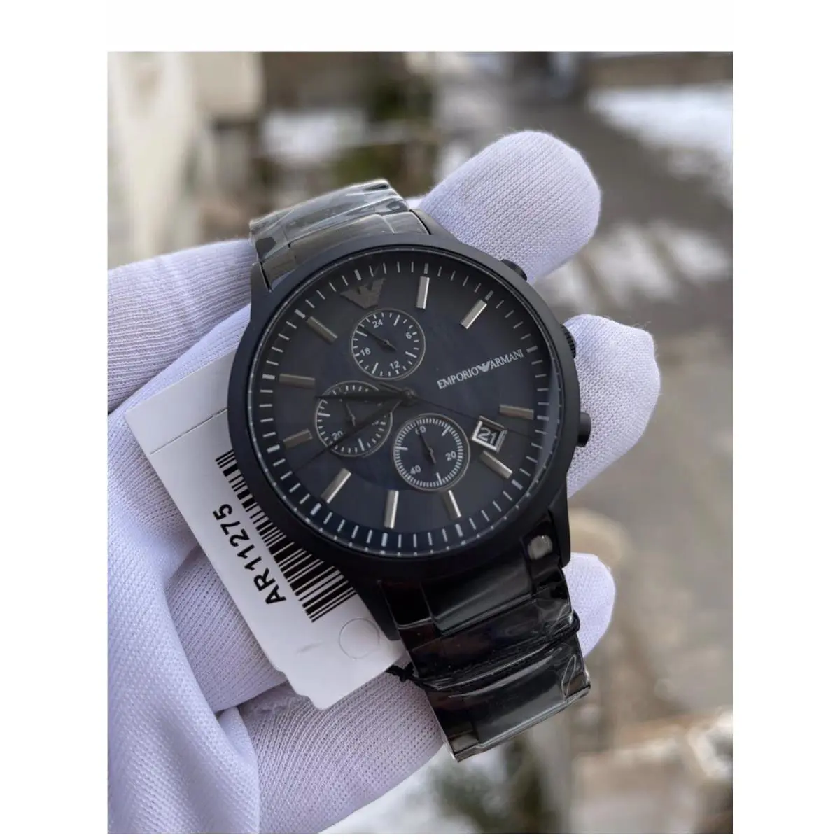 Emporio Armani Chronograph AR11275 Black Dial Men`s Watch