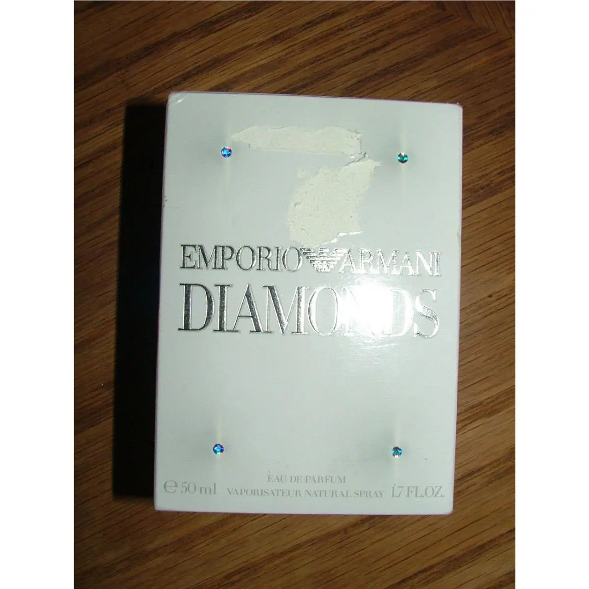 WB Emporio Armani Diamonds Eau De Parfum Perfume 1.7 oz Made IN France 540
