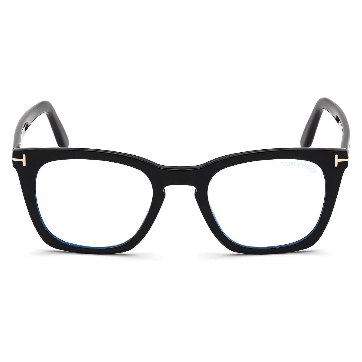 Tom Ford FT5736-B Eyeglasses Men Shiny Black Square 50mm
