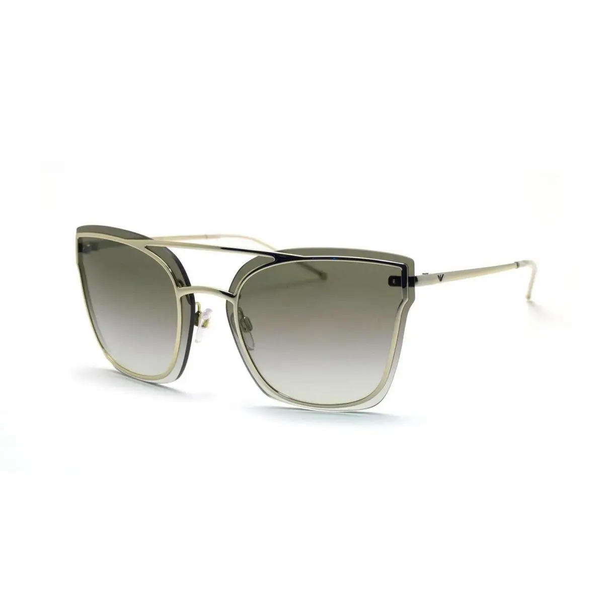EA2076-3013/7Z Womens Emporio Armani Square Sunglasses