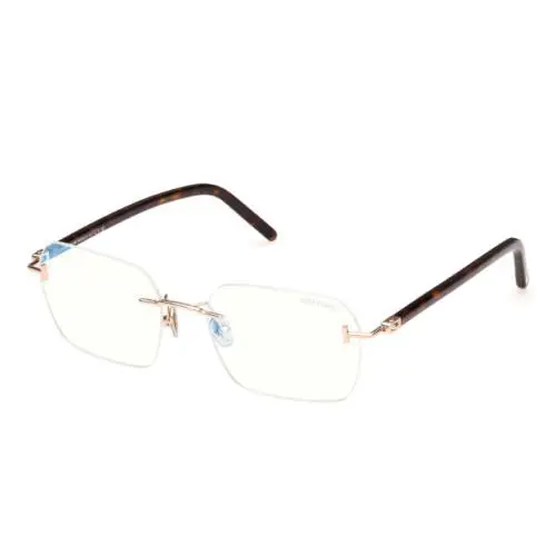 Tom Ford FT5934 B 028 BB Shiny Rose Gold 54 mm Men`s Eyeglasses