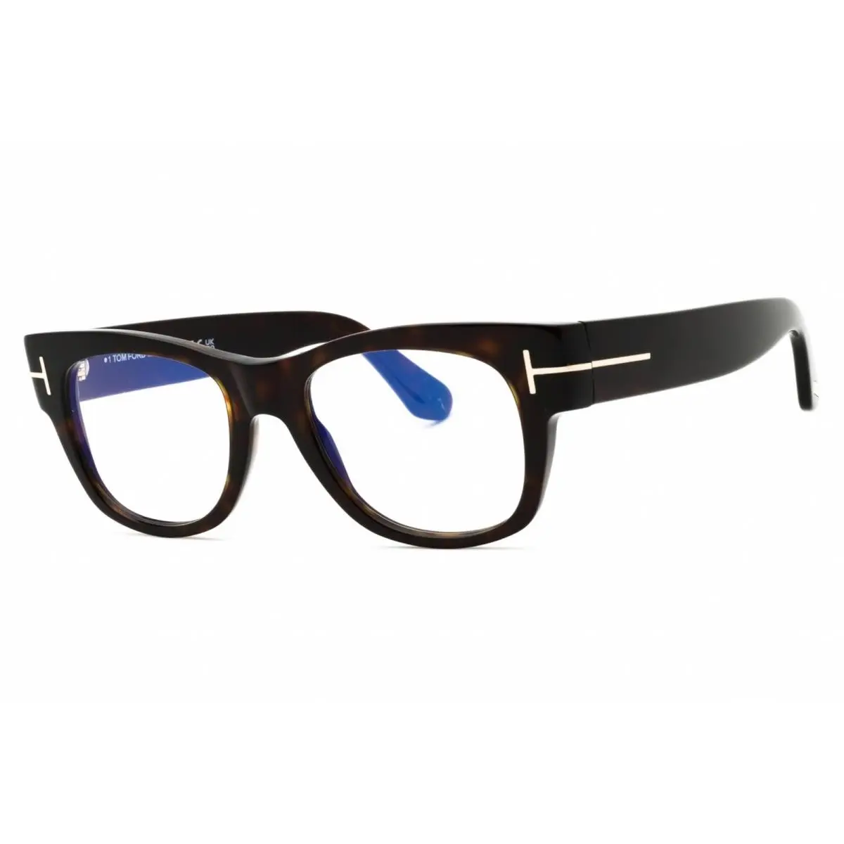 Men`s Eyeglasses Dark Havana Acetate Square Full Rim Frame FT5040-B 052 by Tom Ford
