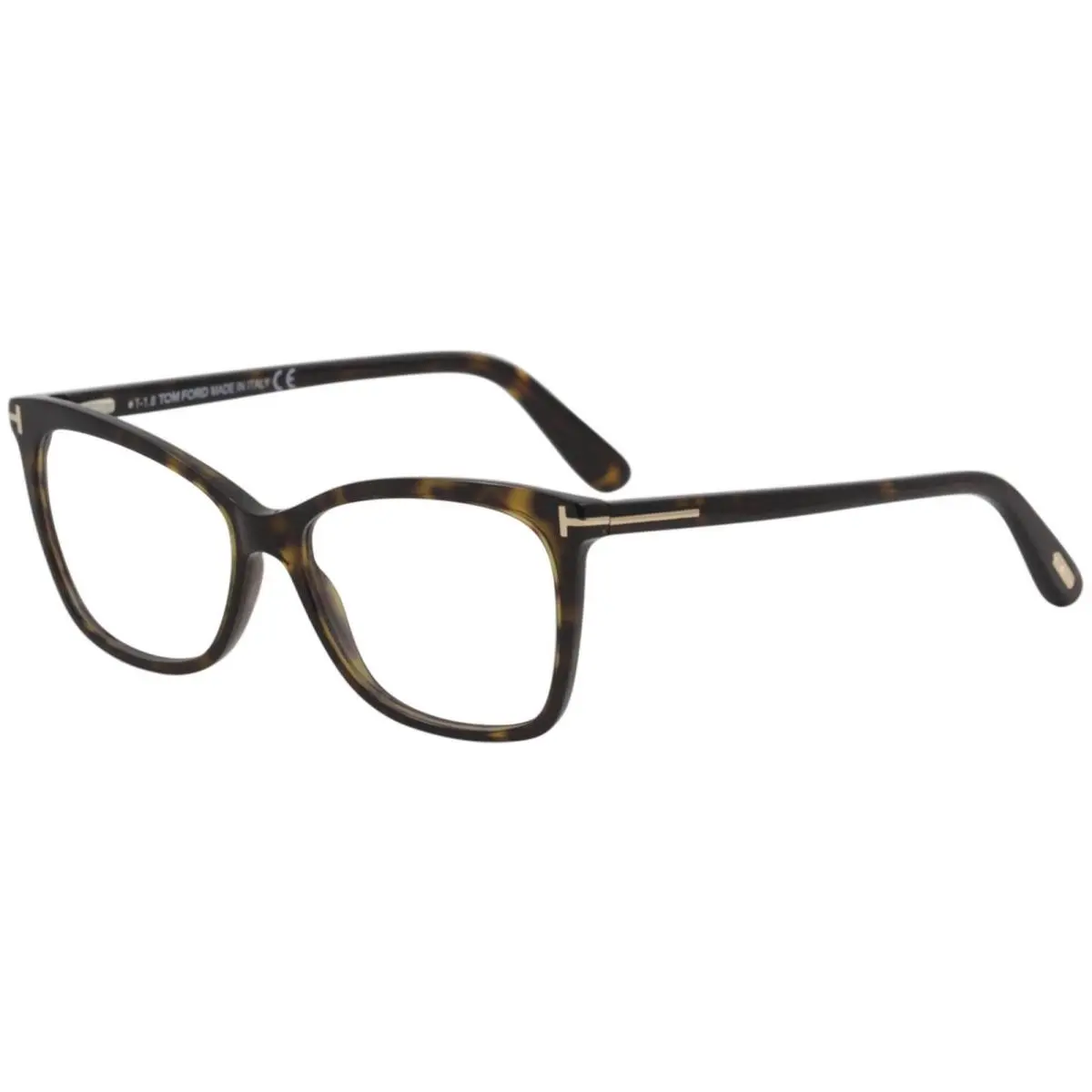 Tom Ford Women`s Eyeglasses TF5514 TF/5514 001 Shiny Black Optical Frame 54mm