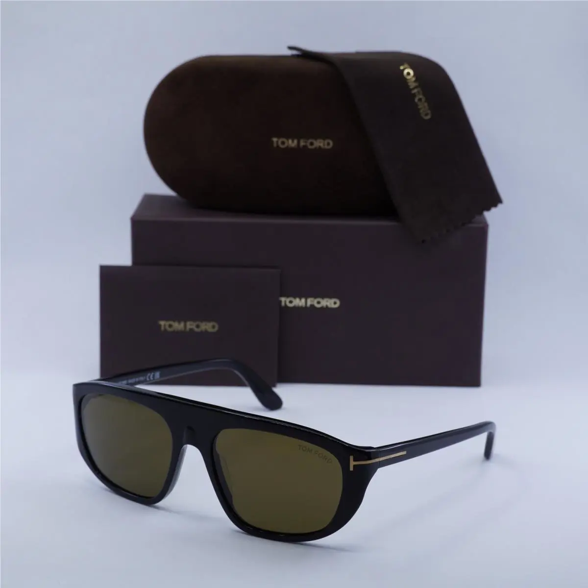Tom Ford Edward Dark Havana Sunglasses FT1002 52N 58-17-135