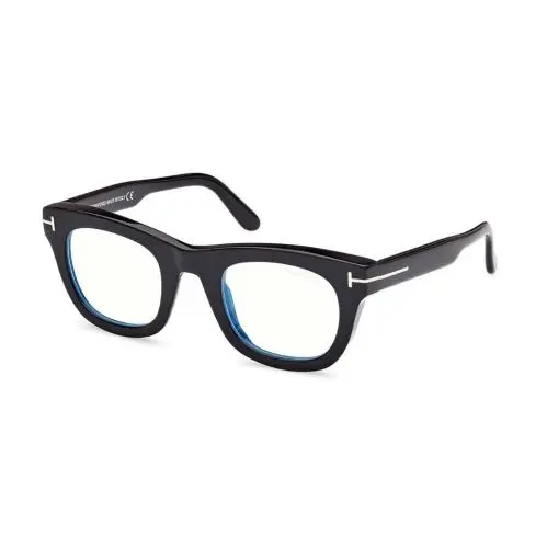 Tom Ford FT 5872 B 001 Black Blue Block Optical Frame Eyeglasses 48mm