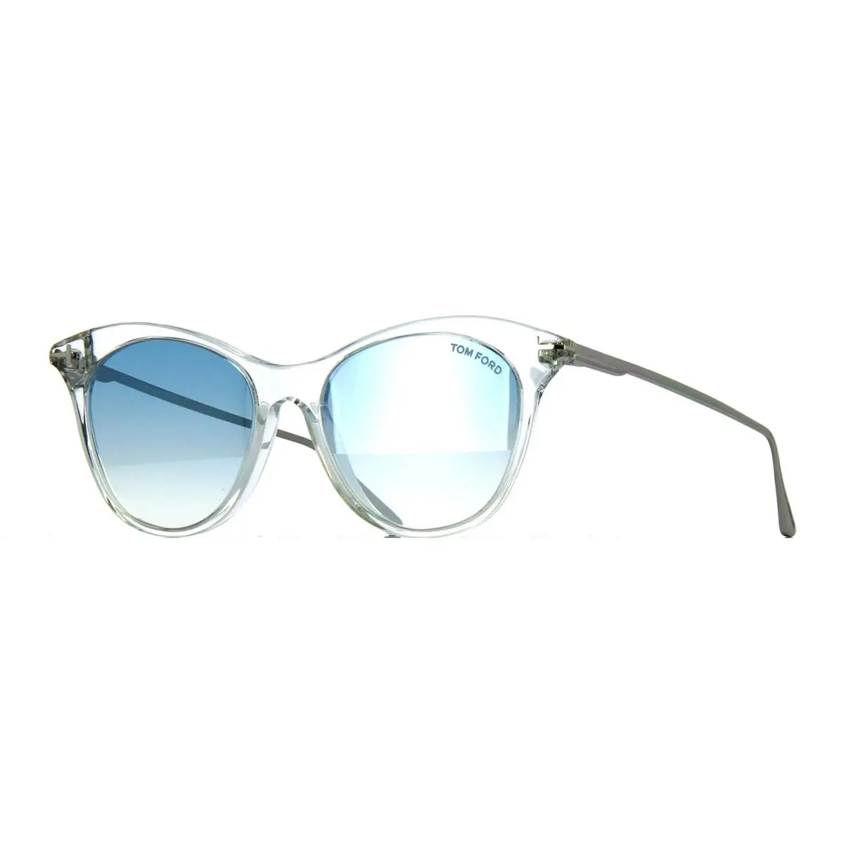 Tom Ford Micaela FT 0662 Crystal/blue Shaded 22X Sunglasses