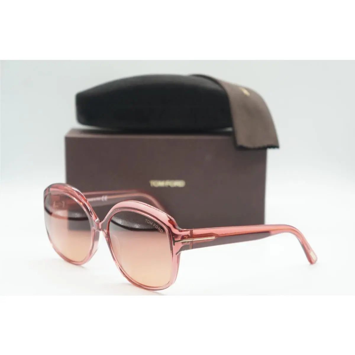 Tom Ford TF 919 72T Transparent Pink Sunglasses Frames 60-17
