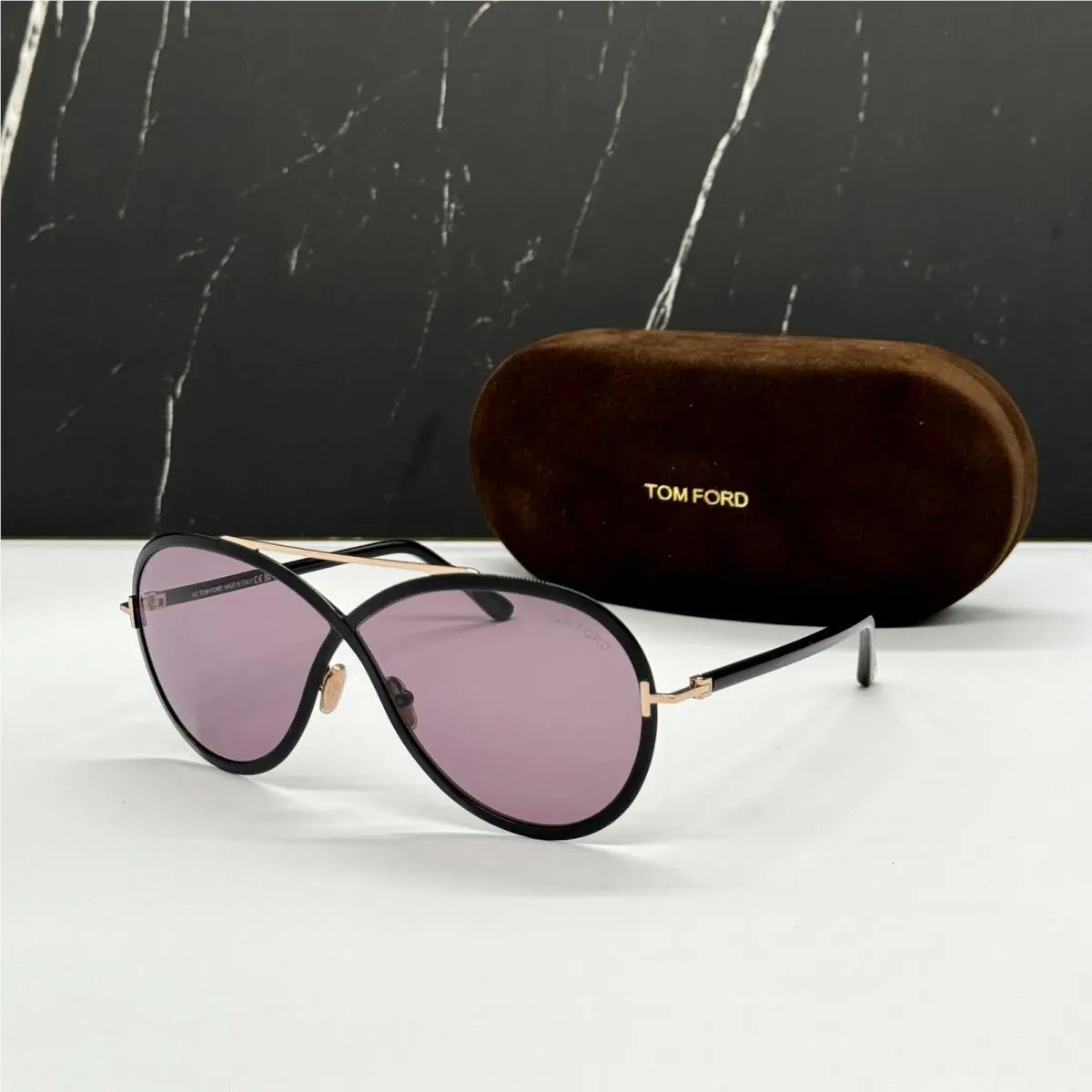 Tom Ford TF1007 01Y Women Sunglasses Tom Ford Rickie FT1007/S Eyewear