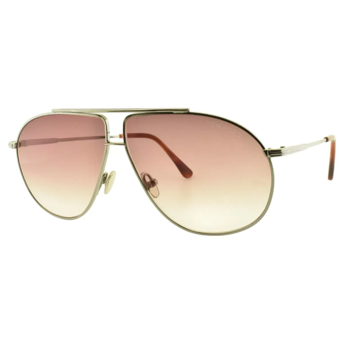 RILEY-02 TF825 14G 62-9-140 Gunmetal Aviator Full Rim Mens Sunglass by Tom Ford